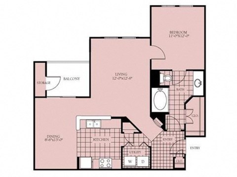 the blueprint of a floor plan of a house